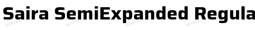 Saira SemiExpanded Regular字体转换 Saira SemiExpanded Regular字体转换